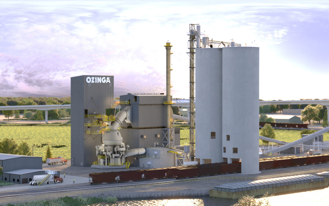 Ozinga Slag Cement Manufacturing Facility